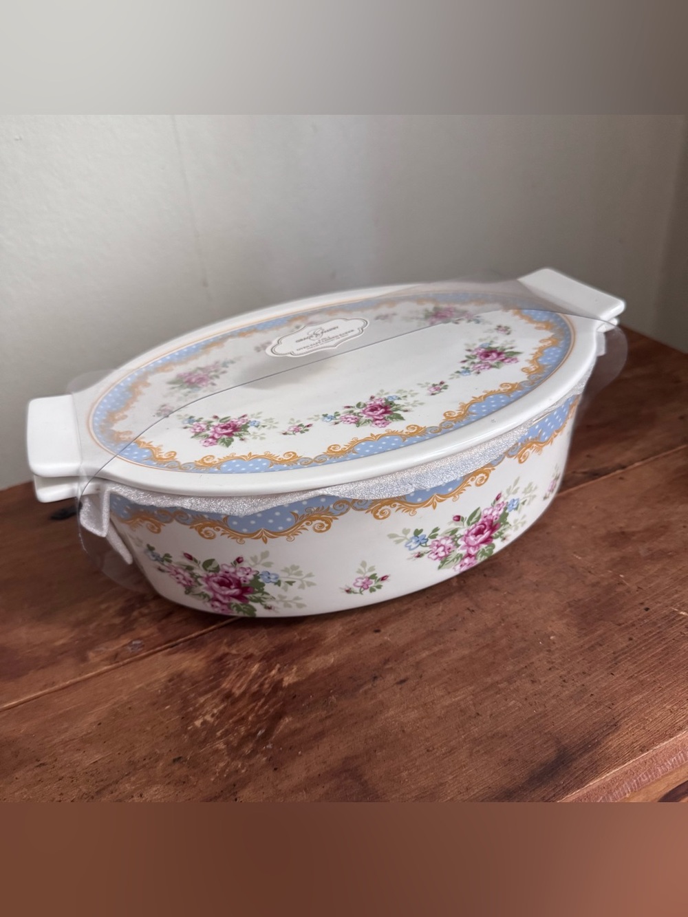 NWOT Grace Pantry 3-in-1 Oven Safe Lidded Baker